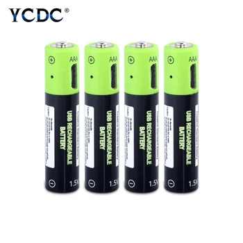 4pcs 1.5 V volt AAA lithium li-ion battery Rechargable Micro USB AAA lithium polymer lipo cells batteires + USB Cable + Charger
4pcs 1.5 V volt AAA lithium li-ion battery Rechargable Micro USB AAA lithium polymer lipo cells batteires + USB Cable + Charger