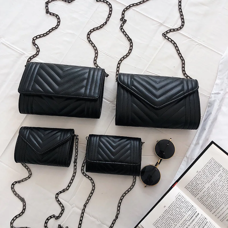 2019 New Style Triangular Lattice Spiraea WOMEN'S Bag Lock Wave (Large Small) Chain Shoulder Square Sling Bag
2019 New Style Triangular Lattice Spiraea WOMEN'S Bag Lock Wave (Large Small) Chain Shoulder Square Sling Bag