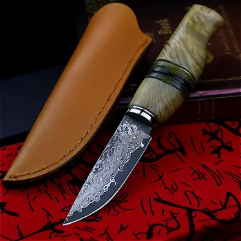 PEGASI Finnish hidden wood handle hand Damascus steel hunting knife Bush Forest tactical knife Edge fish knife defensive knife
PEGASI Finnish hidden wood handle hand Damascus steel hunting knife Bush Forest tactical knife Edge fish knife defensive knife