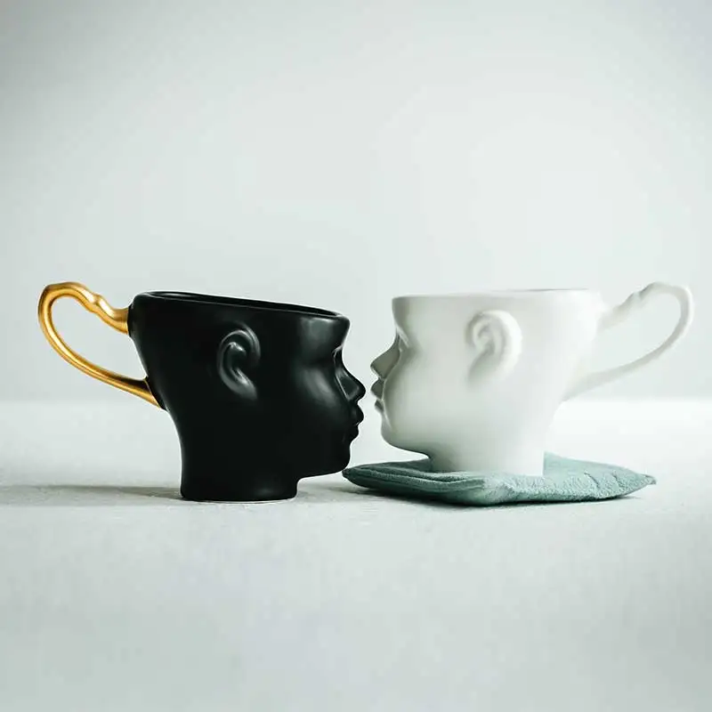 Face Mug Couple Ceramic Gold Painted Coffee Cup Nordic Style Designer Creative Cup
Face Mug Couple Ceramic Gold Painted Coffee Cup Nordic Style Designer Creative Cup