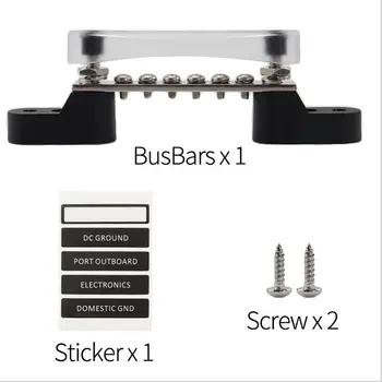 8-Bit Single Busbar With Cover 100Aebay 8-Bit Single Busbar With Cover 100A Car Shipping Universal Bus Bar Busbar
8-Bit Single Busbar With Cover 100Aebay 8-Bit Single Busbar With Cover 100A Car Shipping Universal Bus Bar Busbar