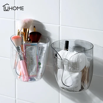 Wall-mounted Storage Box Clear Makeup-organizer Plastic Cosmetics Box Swabs-Holder Bathroom Toothpaste Toothbrush Storage Box
Wall-mounted Storage Box Clear Makeup-organizer Plastic Cosmetics Box Swabs-Holder Bathroom Toothpaste Toothbrush Storage Box