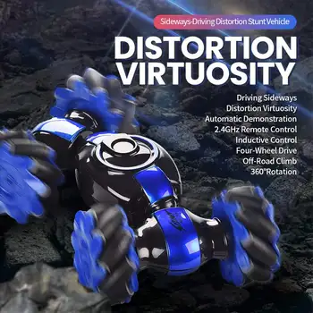 Stunt Gesture Remote Control twisted RC Car Off-Road Vehicle Drift Light Music Drift Dancing Double Side Driving Stunt Car gesto
Stunt Gesture Remote Control twisted RC Car Off-Road Vehicle Drift Light Music Drift Dancing Double Side Driving Stunt Car gesto