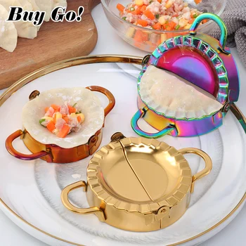 DIY Stainless Steel Dumplings Tool Good Quality Jiaozi Maker Device Easy Use Dumpling Pastry Mold Clips Kitchen Accessories
DIY Stainless Steel Dumplings Tool Good Quality Jiaozi Maker Device Easy Use Dumpling Pastry Mold Clips Kitchen Accessories
