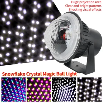Mini Crystal Magic Ball snow falling Snowflake Outdoor Party Effect Lights Festival Lighting Stage 5w for Disco Christmas
Mini Crystal Magic Ball snow falling Snowflake Outdoor Party Effect Lights Festival Lighting Stage 5w for Disco Christmas