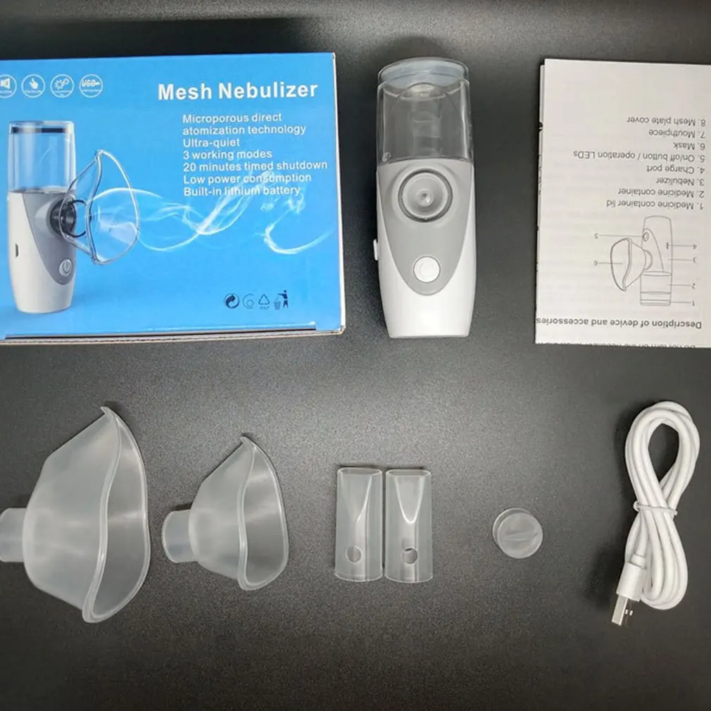 Small Household Ultrasonic Grid Atomizer Portable Handheld Air Atomizer Adult Children Household Mute Atomizer
Small Household Ultrasonic Grid Atomizer Portable Handheld Air Atomizer Adult Children Household Mute Atomizer