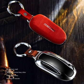New Suede Leather Car Key Case Cover Protector Keychain Creative Key Case Car Key Cover For Tesla Model X key Pad Accessories
New Suede Leather Car Key Case Cover Protector Keychain Creative Key Case Car Key Cover For Tesla Model X key Pad Accessories
