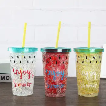 Creative Summer Ice Cool Ice Cup Cooling Broken Ice Cup Student Double-layer Straw With Lid Portable Water Cup Straight Hot Sale
Creative Summer Ice Cool Ice Cup Cooling Broken Ice Cup Student Double-layer Straw With Lid Portable Water Cup Straight Hot Sale