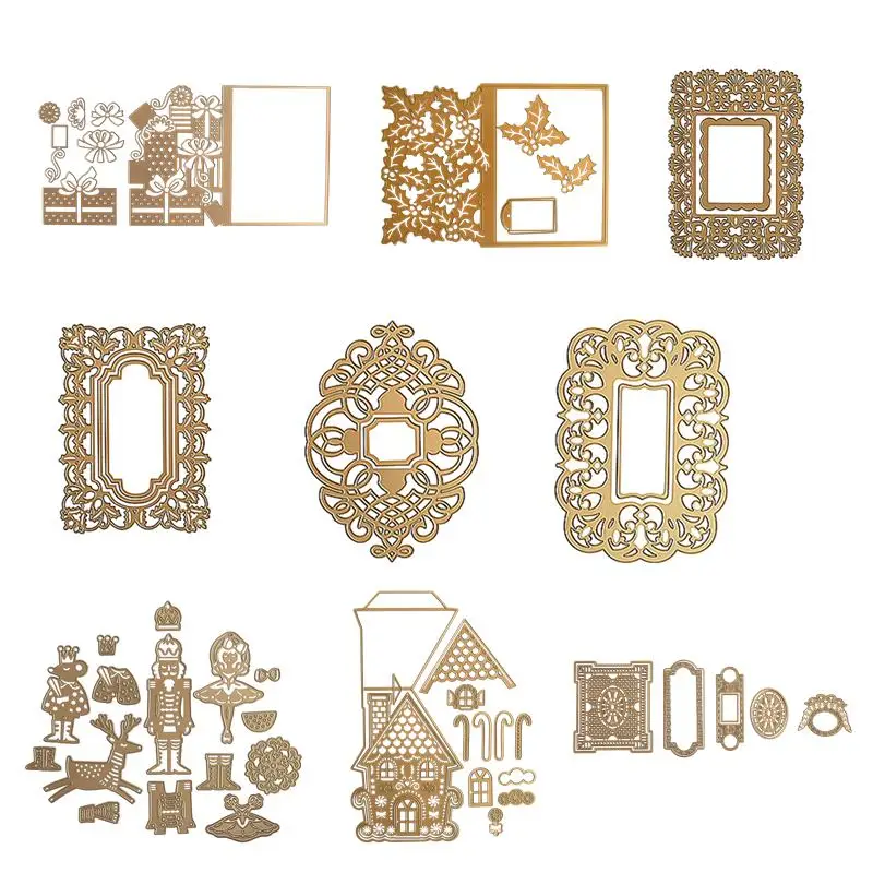 Christmas Little Gift Box Wreath FrameMetal Cutting Dies Craft Dies For Embossing Paper Card Making Scrapbooking Decoration 2019
Christmas Little Gift Box Wreath FrameMetal Cutting Dies Craft Dies For Embossing Paper Card Making Scrapbooking Decoration 2019