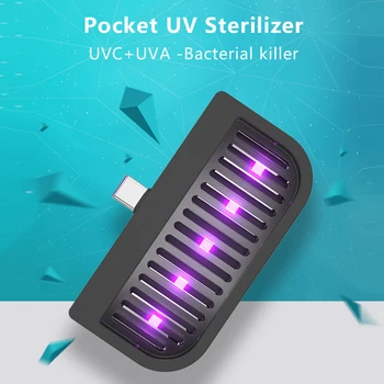 UVC Portable Pocket Sterilization Disinfection Light Germicidal Bactericidal Light Suitable for Iphone and Type-c interface
UVC Portable Pocket Sterilization Disinfection Light Germicidal Bactericidal Light Suitable for Iphone and Type-c interface
