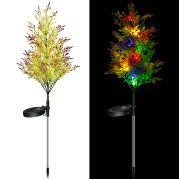 2pcs Outdoor Waterproof Front Door Landscape Lawn LED Solar Lamp Cypress Tree Decorative Easy Install Fence Ground Insert Path 
2pcs Outdoor Waterproof Front Door Landscape Lawn LED Solar Lamp Cypress Tree Decorative Easy Install Fence Ground Insert Path