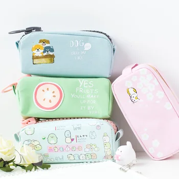 Cute Animal Canvas Large Pencil Case School Zipper Pencilcase for Girls Boys Pencil Box Kids Kawaii Pen Bag Stationery D40
Cute Animal Canvas Large Pencil Case School Zipper Pencilcase for Girls Boys Pencil Box Kids Kawaii Pen Bag Stationery D40