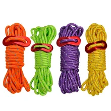 Reflective Nylon Rope Parachute Cord with Aluminum Alloy Tensioner for Tent 2M 4PCS High Quality Multifuctional Outdoor Ropes
Reflective Nylon Rope Parachute Cord with Aluminum Alloy Tensioner for Tent 2M 4PCS High Quality Multifuctional Outdoor Ropes