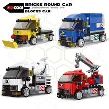DECOOL City Bricks Round Car Building Blocks Toys Pull Back Excavator Crane Mixer Container Truck Model Children Gift for Boys 
DECOOL City Bricks Round Car Building Blocks Toys Pull Back Excavator Crane Mixer Container Truck Model Children Gift for Boys
