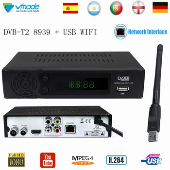 DVB-T DVB-T2 TV Tuner Receptor DVB T2 TV Box Fully HD 1080P MPEG4 Digital Terrestrial TV Receiver With USB WIFI Set Top Box
DVB-T DVB-T2 TV Tuner Receptor DVB T2 TV Box Fully HD 1080P MPEG4 Digital Terrestrial TV Receiver With USB WIFI Set Top Box
