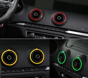 4pcs Green Red Yellow Air Condition Vent Outlet Ring Replacement Cover Trim for Audi A3 2013- & S3 2013-
4pcs Green Red Yellow Air Condition Vent Outlet Ring Replacement Cover Trim for Audi A3 2013- & S3 2013-