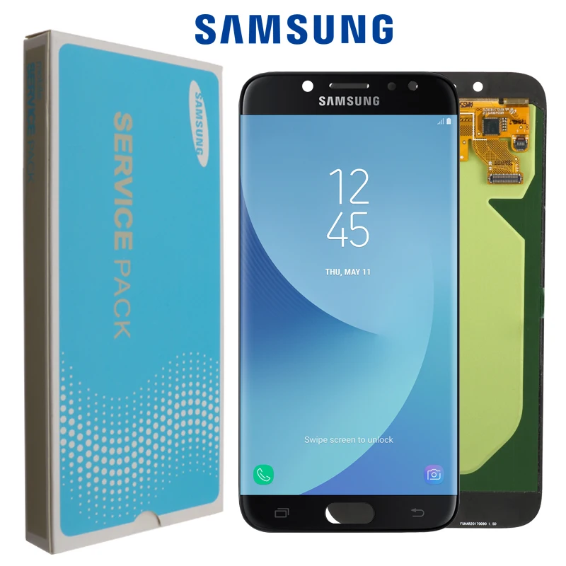 Оригинальный ЖК-дисплей SUPER AMOLED 10 шт./лот 5 дюйма для SAMSUNG Galaxy J7 Pro 2017 J730 J730F