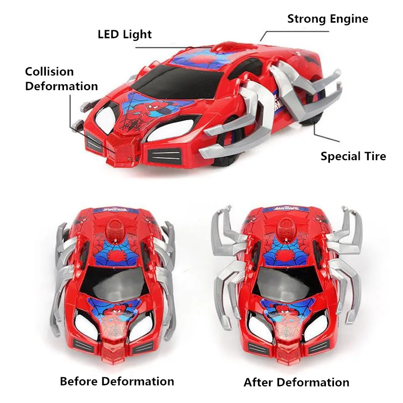 2019 MARVEL Spider Man Transformation RC High speed remote control car New Design New Concept
2019 MARVEL Spider Man Transformation RC High speed remote control car New Design New Concept