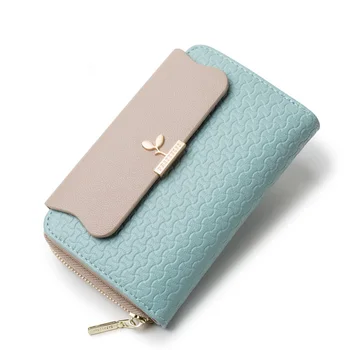 Puriti Korean Version Of The New Color Contrast Large-Capacity Versatile Versatile Wallet Women Short Simple Medium Wallet
Puriti Korean Version Of The New Color Contrast Large-Capacity Versatile Versatile Wallet Women Short Simple Medium Wallet