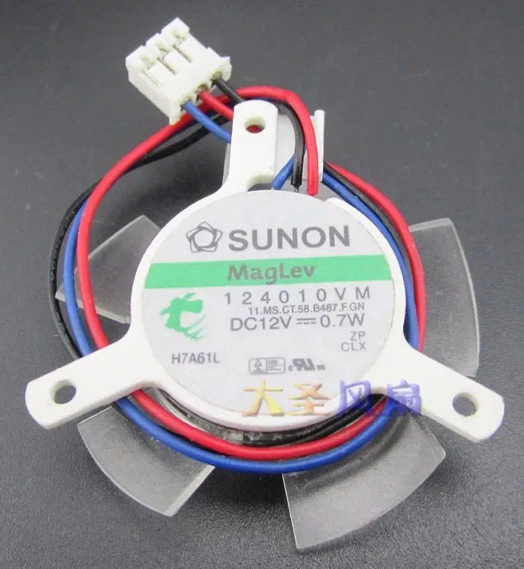 DC 12 В 0,7 Вт 37 мм Диаметр Sunon 124010VM 31x31x31 мм расстояние между отверстиями 3 провода
DC 12 В 0,7 Вт 37 мм Диаметр Sunon 124010VM 31x31x31 мм расстояние между отверстиями 3 провода