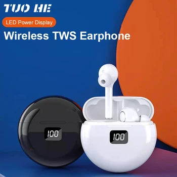 TUO HE TWS Wireless V5.0 Bluetooth Earphone Noise reduction Stereo Headphone Sports Headset LED Display Mic Battery Charge Case
TUO HE TWS Wireless V5.0 Bluetooth Earphone Noise reduction Stereo Headphone Sports Headset LED Display Mic Battery Charge Case