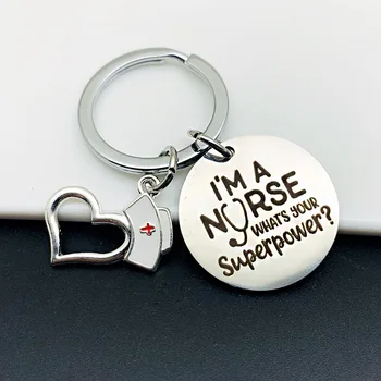 Oeinin Creative Keychain Man I Am A Nurse Key Chain Bags Unisex Boy Silver Color Key Ring Stainless Pendant Accessories Brelok
Oeinin Creative Keychain Man I Am A Nurse Key Chain Bags Unisex Boy Silver Color Key Ring Stainless Pendant Accessories Brelok