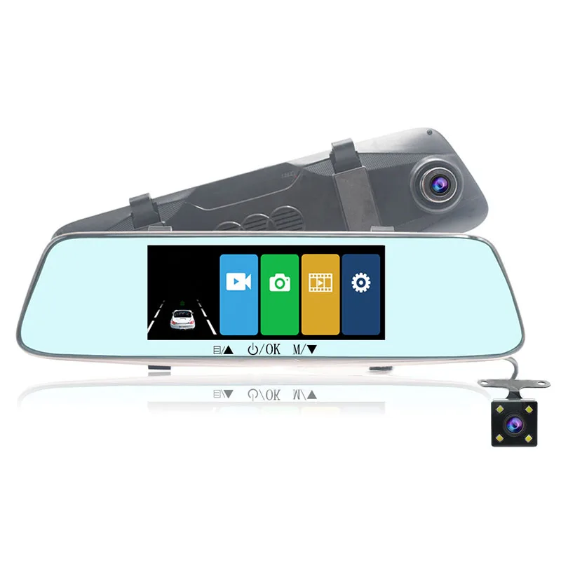 Hotsale Driving Recorder 7'' Touch Screen Backup Front/Rear Dual Dash Reversing Camera Driving Recorder
Hotsale Driving Recorder 7'' Touch Screen Backup Front/Rear Dual Dash Reversing Camera Driving Recorder