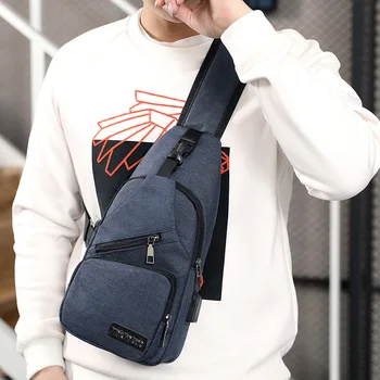 Male Anti-theft Bagpack One Shoulder Bag Boy Travel Crossbody Bag Chest Pack USB Backbag and Headphone Hole Functional Sling Bag 
Male Anti-theft Bagpack One Shoulder Bag Boy Travel Crossbody Bag Chest Pack USB Backbag and Headphone Hole Functional Sling Bag