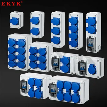 Outdoor Waterproof Portable Switch with Socket Box 3 Holes 16A Industrial Plastic Power Socket Box
Outdoor Waterproof Portable Switch with Socket Box 3 Holes 16A Industrial Plastic Power Socket Box