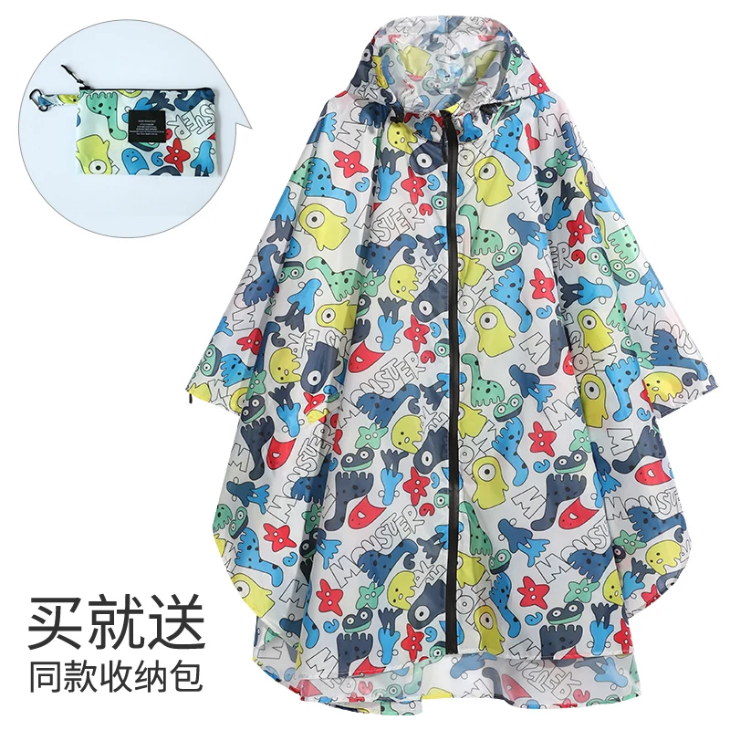 

Big Size Women Breathable Raincoat Lightweight Rain Coat Poncho Ladies Waterproof Cloak Raincoats Adults Windproof Rainwear