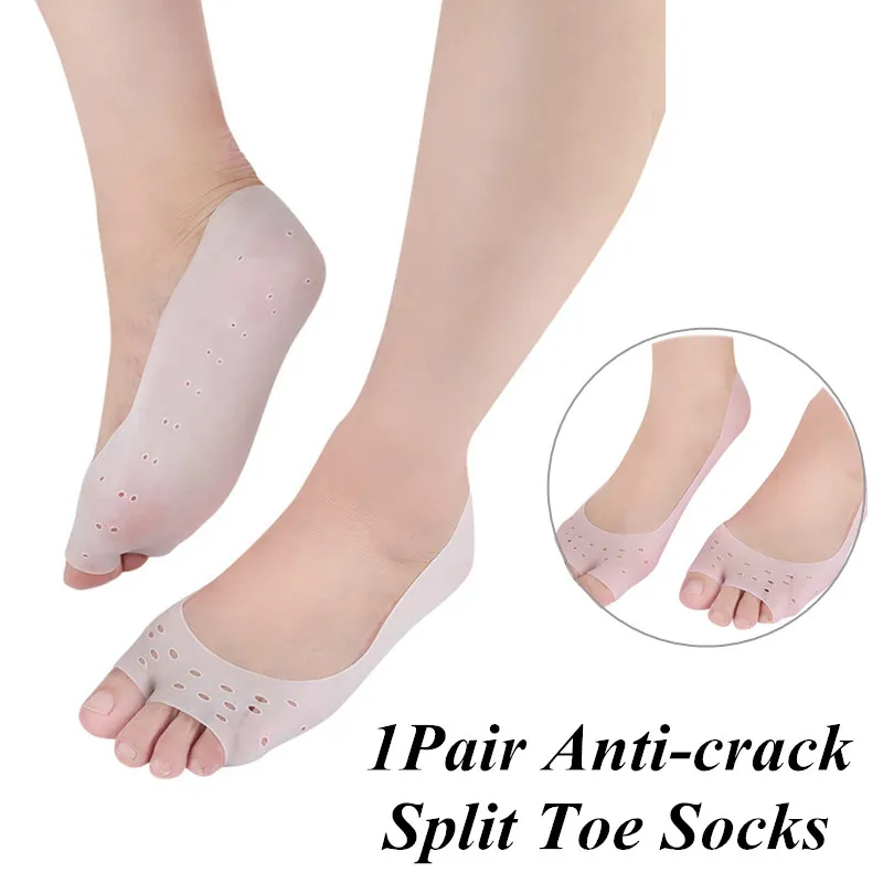 Open-toed Silicone Moisturizing Socks Heels Protector Anti Crack Foot Spa Socks Gel Shoes Insoles Feet Care Pedicure Socks
Open-toed Silicone Moisturizing Socks Heels Protector Anti Crack Foot Spa Socks Gel Shoes Insoles Feet Care Pedicure Socks