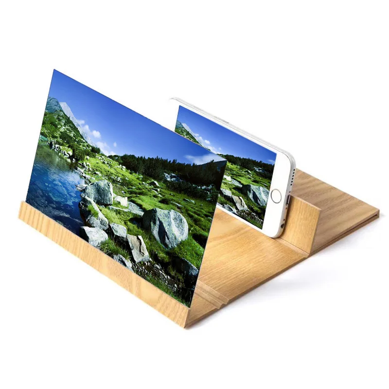 12" Wood + Acrylic Screen Amplifier Mobile Phone Magnifying Glass HD Stand for Video Folding Screen Enlarged Protection Holder
12" Wood + Acrylic Screen Amplifier Mobile Phone Magnifying Glass HD Stand for Video Folding Screen Enlarged Protection Holder