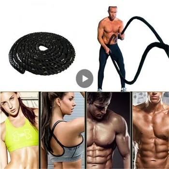 Heavy Undulation Battle Rope Workout Training Bodybuilding Sport Fitness Equipment Slimming Fat Burning Muscle /French Delivery
Heavy Undulation Battle Rope Workout Training Bodybuilding Sport Fitness Equipment Slimming Fat Burning Muscle /French Delivery
