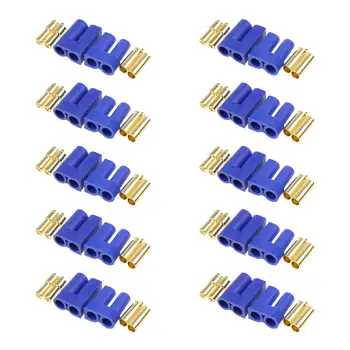 10 Pair EC5 Bullet Banana Plug Connector Adapter Male & Female for RC Battery Female And Male Gold Bullet Connectors
10 Pair EC5 Bullet Banana Plug Connector Adapter Male & Female for RC Battery Female And Male Gold Bullet Connectors