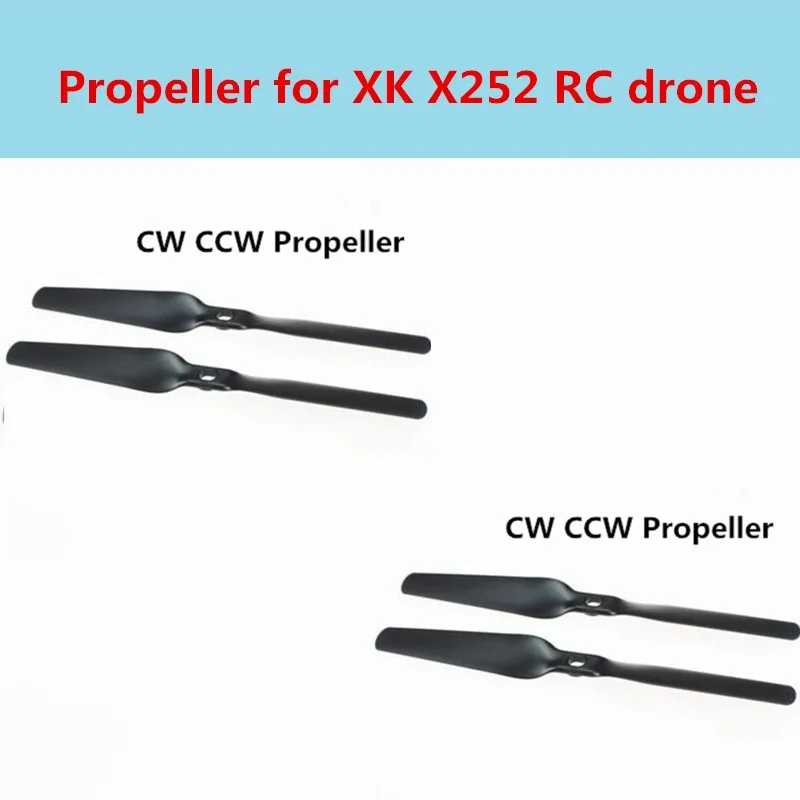 XK X252 Remote Control RC drone Quadcopter spare parts 1 set Propeller for XK X252 rc racing drone helicopter
XK X252 Remote Control RC drone Quadcopter spare parts 1 set Propeller for XK X252 rc racing drone helicopter