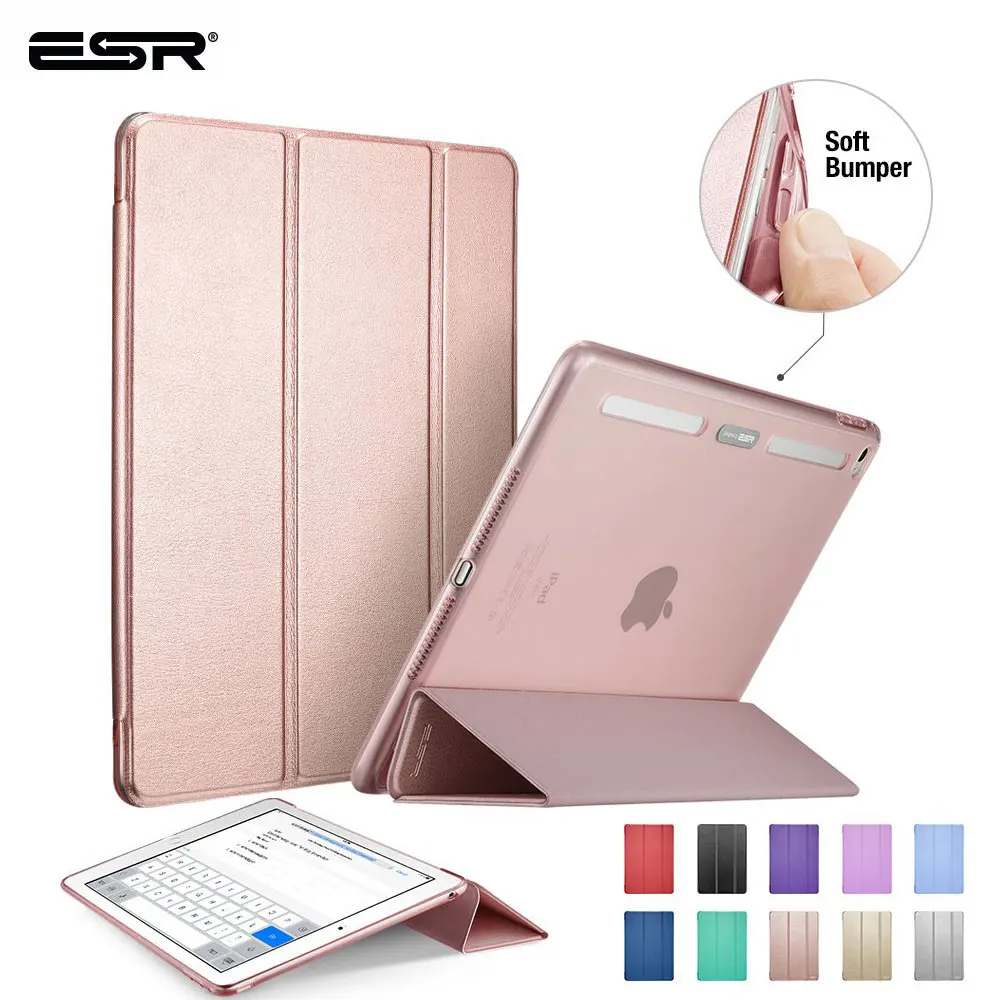 ESR Case for iPad Air 2 PU Leather Front Cover Soft TPU Bumper Edge Stand color Auto Sleep Smart case for iPad Air 2 Shockproof
ESR Case for iPad Air 2 PU Leather Front Cover Soft TPU Bumper Edge Stand color Auto Sleep Smart case for iPad Air 2 Shockproof