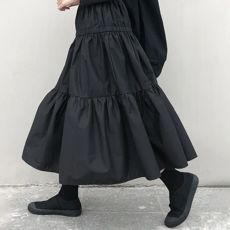 XUXI Spring Autumn 2020 New High Elastic Waist Black Pleated Split Temperament Cake Half-body Skirt Women Fashion Tide FZ0452
XUXI Spring Autumn 2020 New High Elastic Waist Black Pleated Split Temperament Cake Half-body Skirt Women Fashion Tide FZ0452