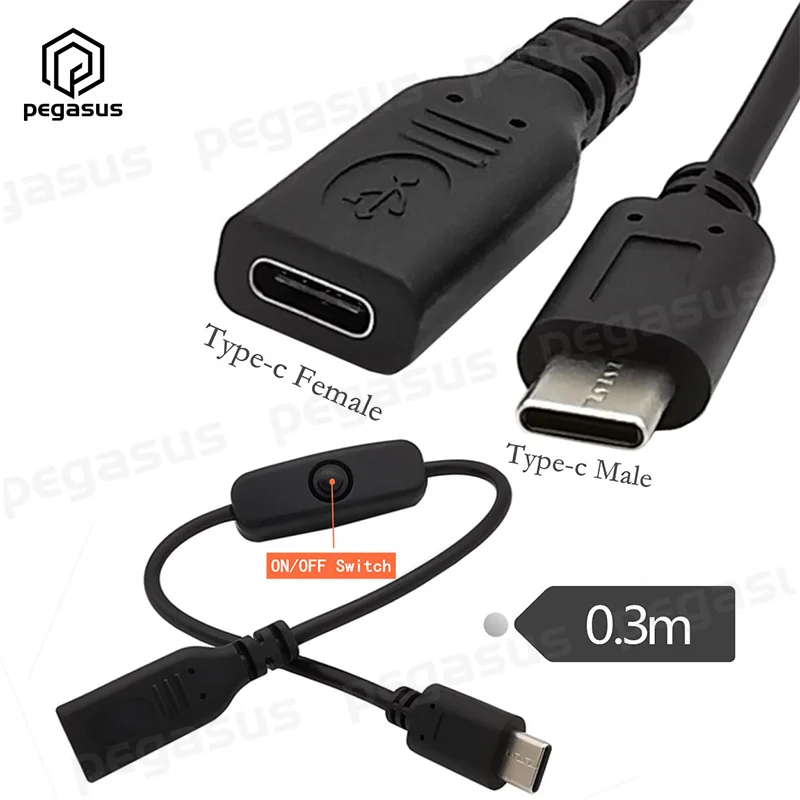 3A 22AWG Copper 30V Type-C Male to Female USB 3.1 Extended Push-in Key Switch Cable
3A 22AWG Copper 30V Type-C Male to Female USB 3.1 Extended Push-in Key Switch Cable