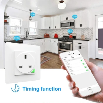 WiFi Smart Socket 220V 16A Electrical Outlets Timing Function Smart Socket Tuya SmartLife APP Smart Home for Alexa Google Home
WiFi Smart Socket 220V 16A Electrical Outlets Timing Function Smart Socket Tuya SmartLife APP Smart Home for Alexa Google Home