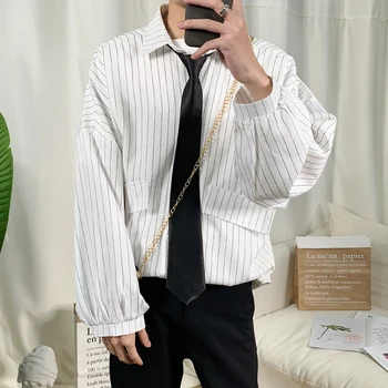 6 Color Send Necktie 2019 Men's Clothing Stripe Printing Long Sleeve Hawaiian Shirt Mens French Cuff Shirts Camisa Masculina
6 Color Send Necktie 2019 Men's Clothing Stripe Printing Long Sleeve Hawaiian Shirt Mens French Cuff Shirts Camisa Masculina