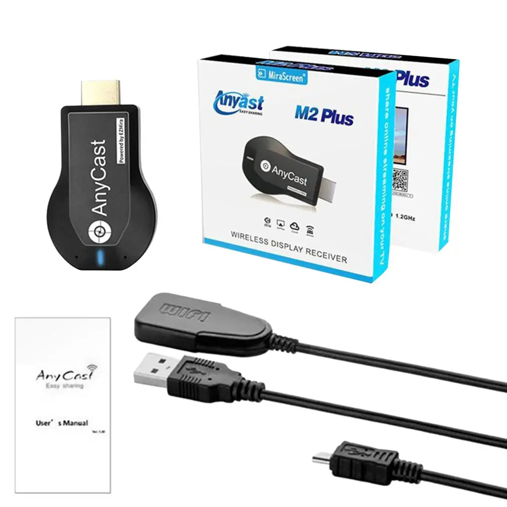 TV Stick 1080P Wireless WiFi Display TV Dongle Receiver for AnyCast M2 Plus for Airplay 1080P HDMI TV Stick for DLNA Miracast
TV Stick 1080P Wireless WiFi Display TV Dongle Receiver for AnyCast M2 Plus for Airplay 1080P HDMI TV Stick for DLNA Miracast