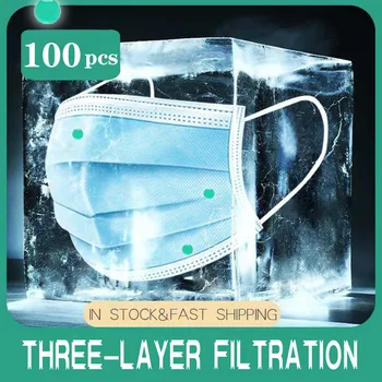 FAST SHIPPING Non Woven Respirator Disposable Face Mask 3-layer Filter Masks Adult Ear Type Anti-dust Meltblown Mouth Mask
FAST SHIPPING Non Woven Respirator Disposable Face Mask 3-layer Filter Masks Adult Ear Type Anti-dust Meltblown Mouth Mask