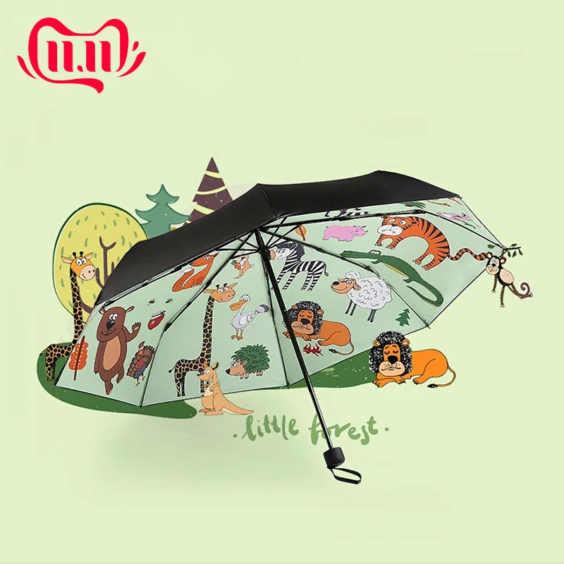 Double-layer Folding Umbrella For Women Black Coating Anti-UV Sunscreen Parasol Female Windproof Sunny And Rainy Umbrellas
Double-layer Folding Umbrella For Women Black Coating Anti-UV Sunscreen Parasol Female Windproof Sunny And Rainy Umbrellas