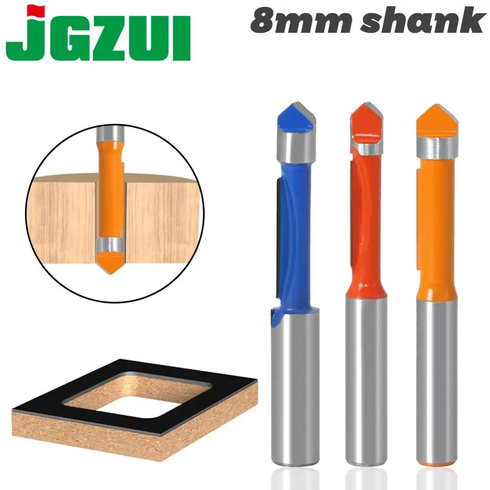 6 мм 8 диаметр панели Концевая фреза "хвостовик|router bit|trim router bitstrim |