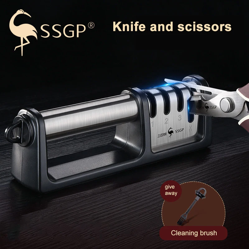 304 Knife Sharpener Professional Diamond Sharpener Home Manual Sharpener Kitchen Tool,upgrade Four-stage, 5s Quick Sharpening
304 Knife Sharpener Professional Diamond Sharpener Home Manual Sharpener Kitchen Tool,upgrade Four-stage, 5s Quick Sharpening