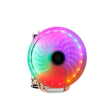 4Pin 2 heatpipe PC Cooling Fan RGB LED CPU cooler heatsink for LGA/775/115X/1366/AM4/AM3/AM2+/AM2/2011
4Pin 2 heatpipe PC Cooling Fan RGB LED CPU cooler heatsink for LGA/775/115X/1366/AM4/AM3/AM2+/AM2/2011