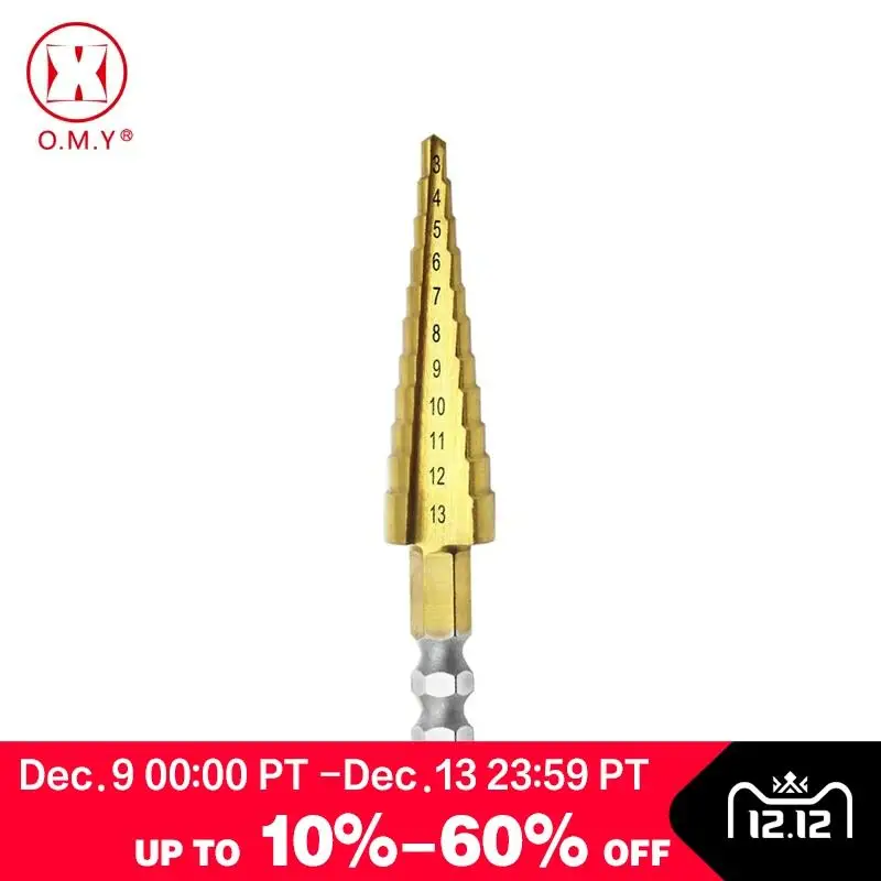 1pcs 3-13mm HSS Titanium Coated Stepped Drill Power Tools Carbide Drill Mini Drill Bit Drill Bit Set
1pcs 3-13mm HSS Titanium Coated Stepped Drill Power Tools Carbide Drill Mini Drill Bit Drill Bit Set