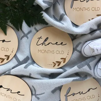 Custom Baby Milestone Cards leaf, wood Monthly Milestone plaque, name sign, Photo Prop, baby shower gift, Nursery Decor Ornament 
Custom Baby Milestone Cards leaf, wood Monthly Milestone plaque, name sign, Photo Prop, baby shower gift, Nursery Decor Ornament