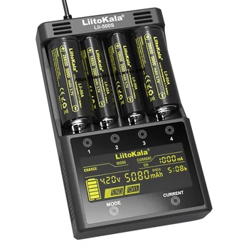 Liitokala Lii-500 Lii-PD4 Lii-500S Lii-PL4 Lii-S4 Sbattery Charger 18650 21700 26650 AA Charger 18350 18500 17500 25500 battery
Liitokala Lii-500 Lii-PD4 Lii-500S Lii-PL4 Lii-S4 Sbattery Charger 18650 21700 26650 AA Charger 18350 18500 17500 25500 battery