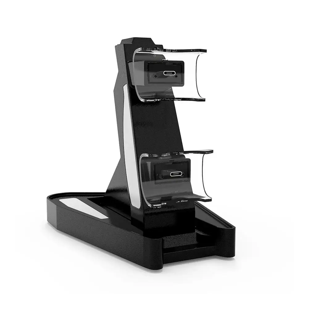 Dual Ports Charging Dock Stand For Sony PS5 Game Controller with USB Cable Gamepad Charger Adapter For Play Station 5 Controller
Dual Ports Charging Dock Stand For Sony PS5 Game Controller with USB Cable Gamepad Charger Adapter For Play Station 5 Controller